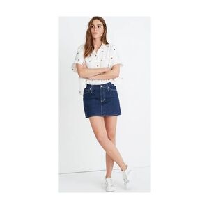 Madewell Rigid Denim Straight Skirt Size 31